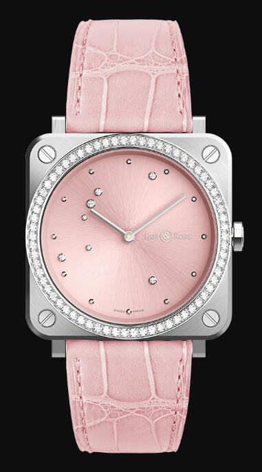 Bell & Ross BR S PINK DIAMOND EAGLE DIAMONDS BRS-EP-ST-LGD/SCR Replica Watch